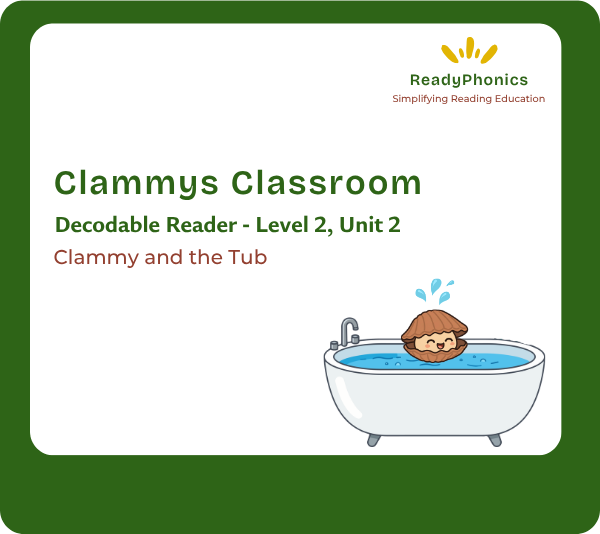 Free Resources free resource cover card level 2 reader unit 3 decodable story