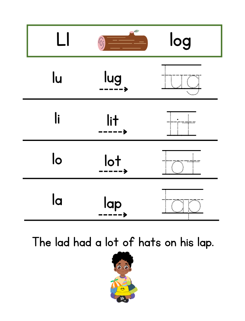 Shop ready phonics level 2 reader workbook letter lesson worksheet